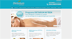 Desktop Screenshot of dietarium.com.ar